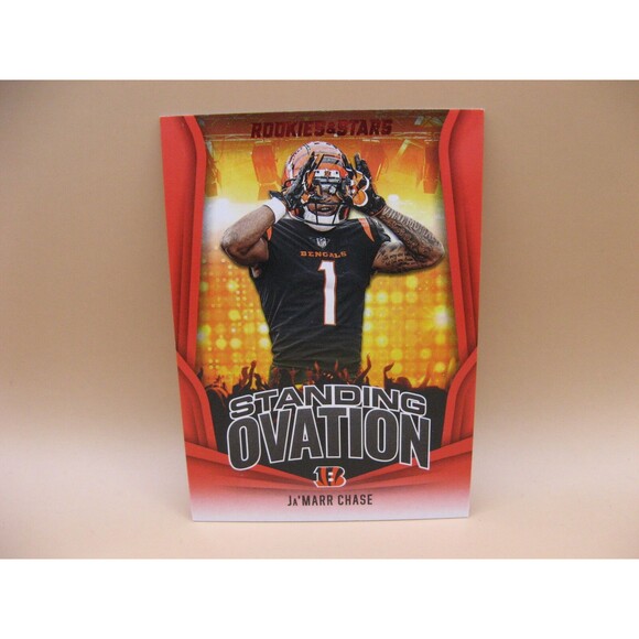 2023 Rookies & Stars Card #SO-8 Standing Ovation Ja'Marr Chase Bengals - Picture 1 of 2